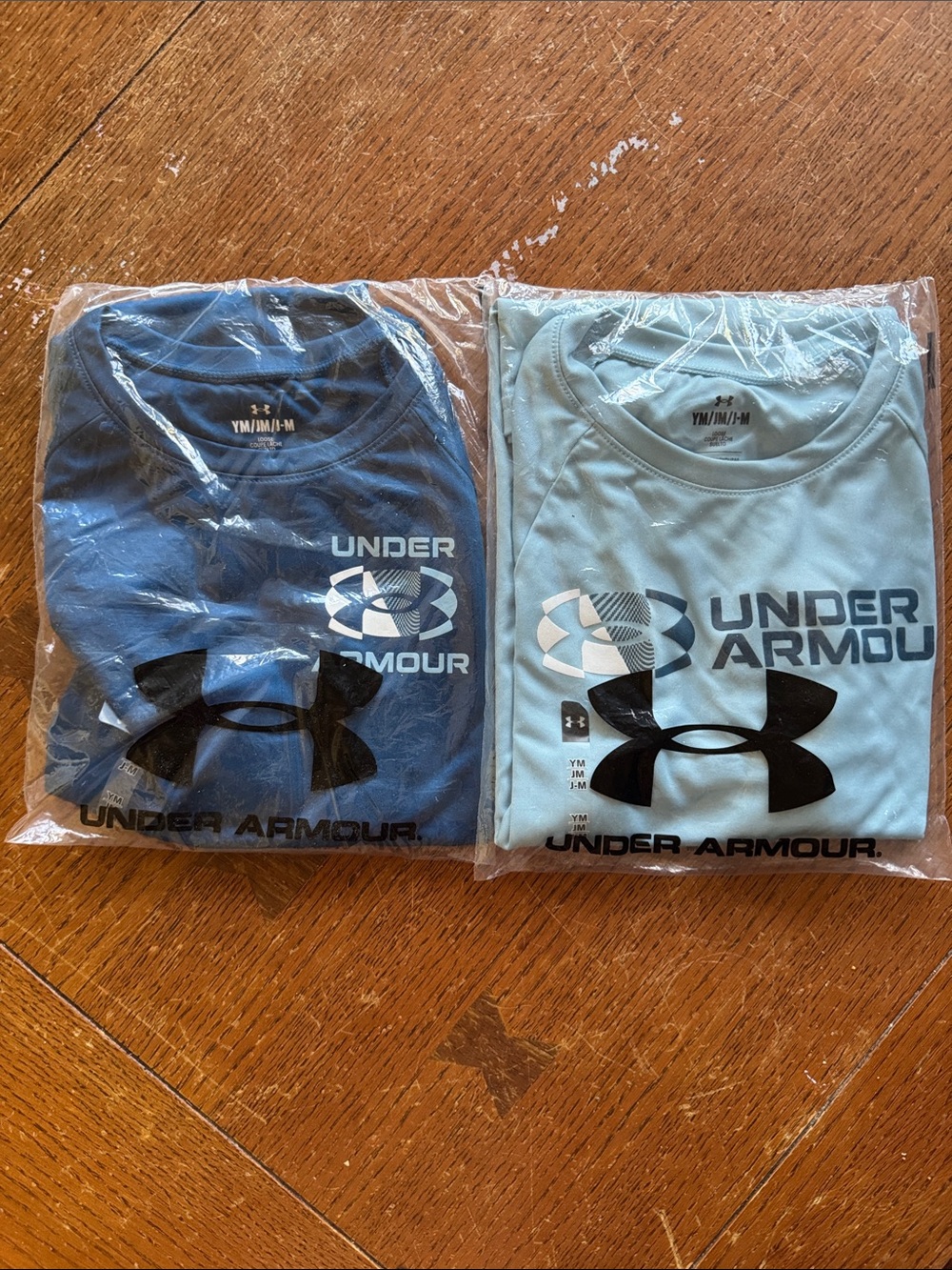 Under Armour Short Sleeve Logo Tees - Blue & Light Blue